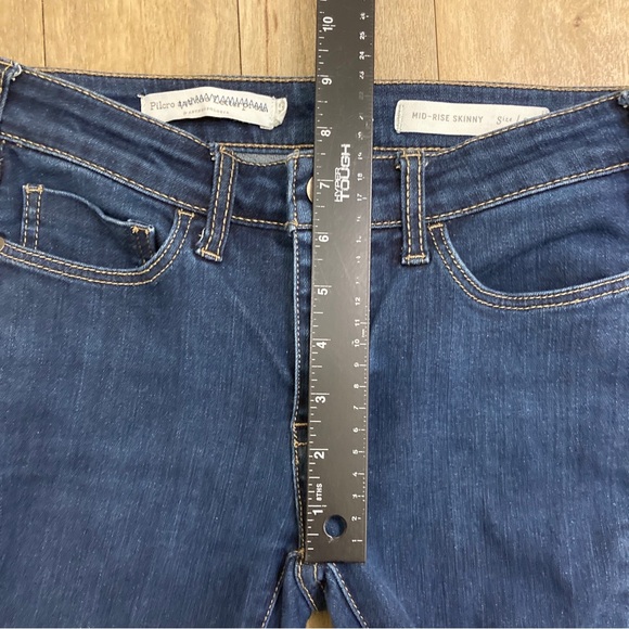 Pilcro and the Letterpress Womens Mid Rise Skinny Jeans Size 25 Medium Wash - Picture 15 of 15